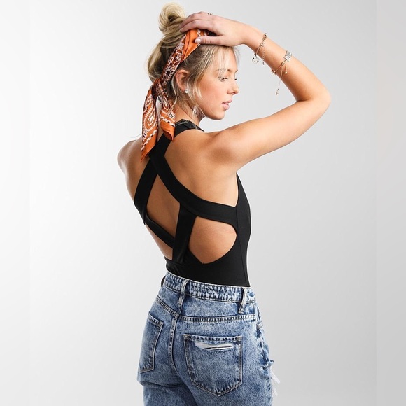 Free People Tops - Jessa Bodysuit Black FREE PEOPLE